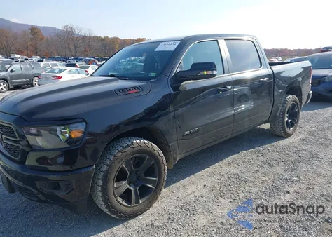 2022 Ram 1500 Big Horn 4X4 5'7 Box из США, поврежденный, VIN 1C6SRFFM6NN374741